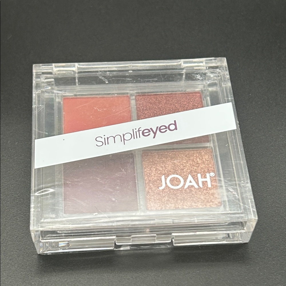 JOAH Simplifeyed Eyeshadow Quad — Rose & Peach Tones